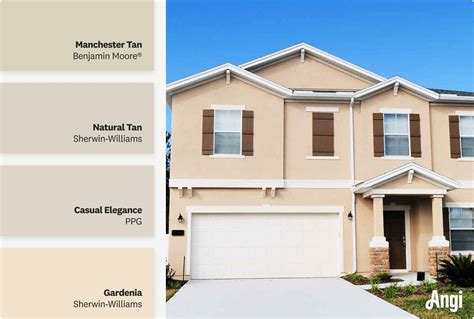 tan metal house|best tan house colors.